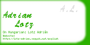 adrian lotz business card
